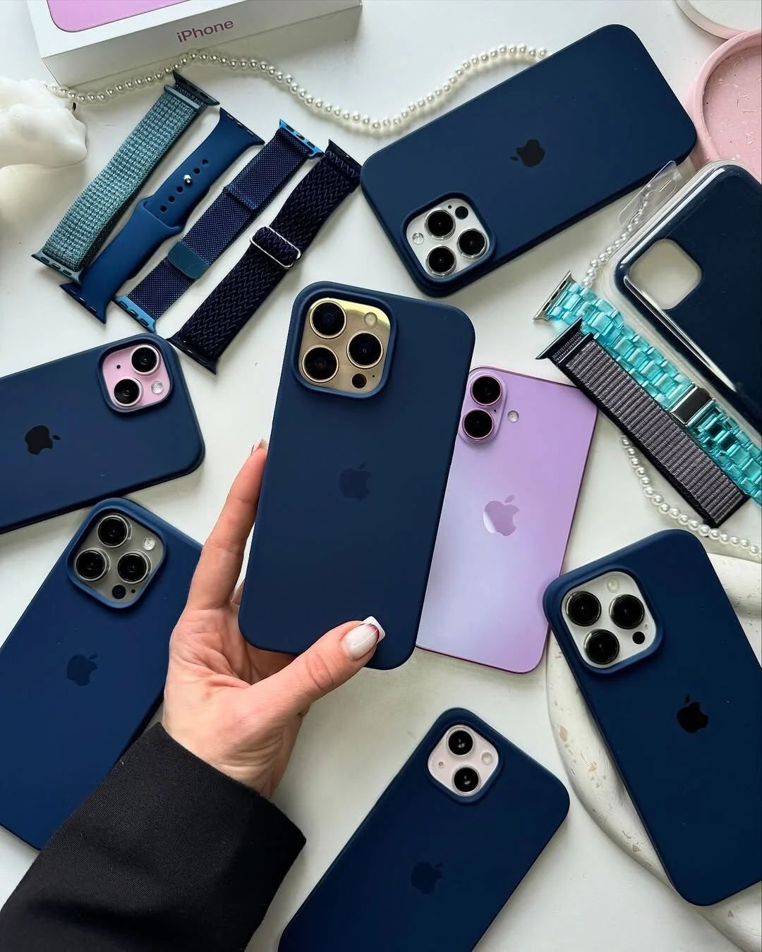 iPhone Lansman Kılıf - Gece Mavisi