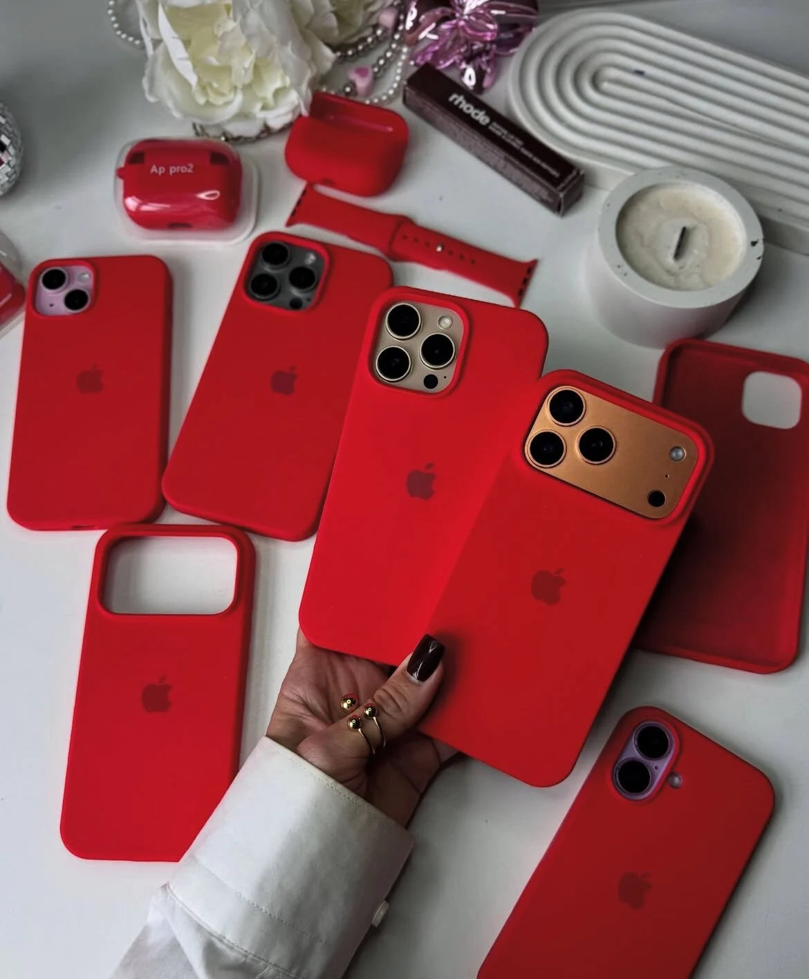 iPhone Lansman Kılıf - Kırmızı