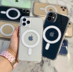 iPhone MagSafe Özellikli Şeffaf Kılıf